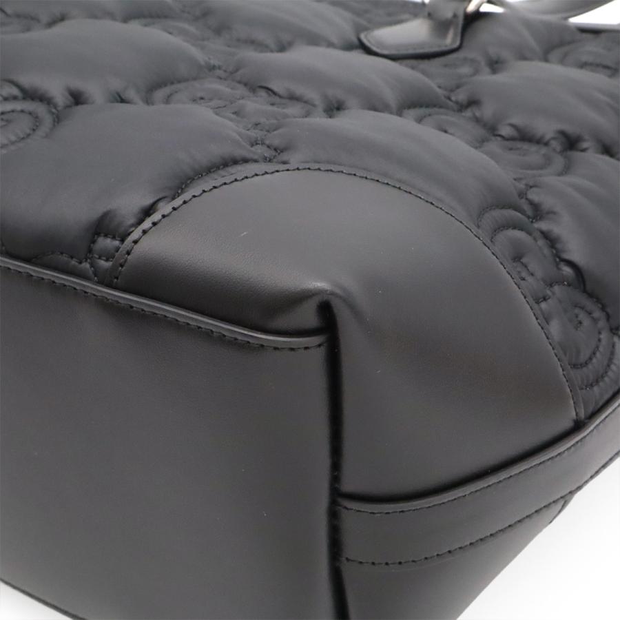 GUCCI グッチ GGマトラッセ トートバッグ ラージトート ショルダーバッグ セミショルダー ナイロン レザー ブラック 黒 631685 | GUCCI | 02