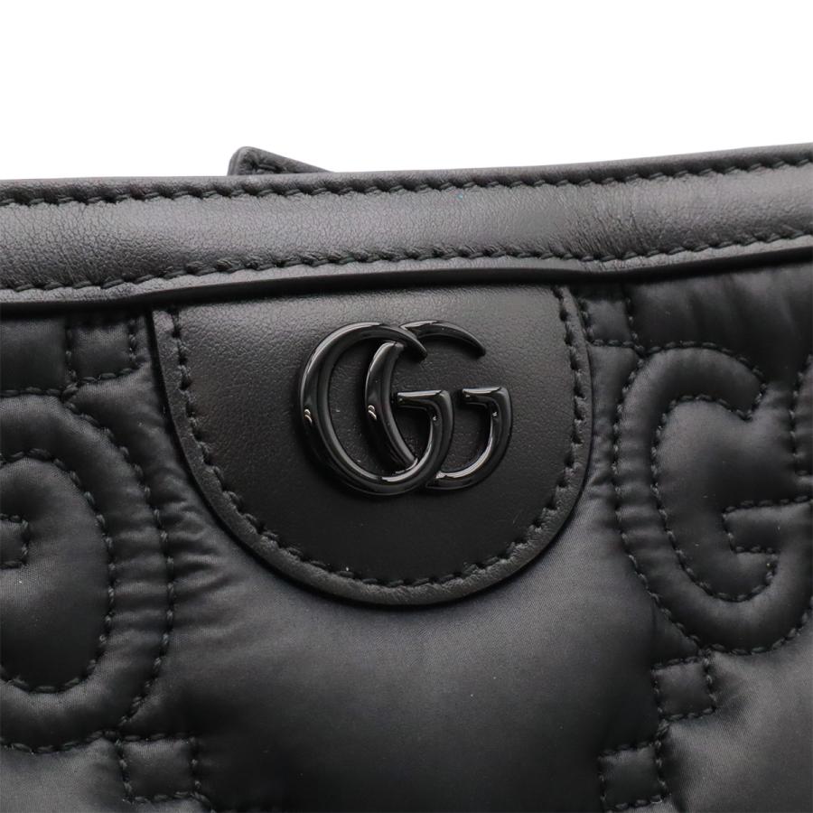 GUCCI グッチ GGマトラッセ トートバッグ ラージトート ショルダーバッグ セミショルダー ナイロン レザー ブラック 黒 631685 | GUCCI | 05
