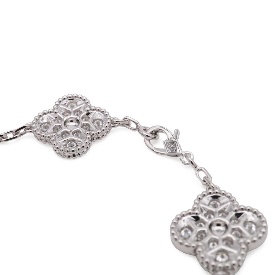 Van Cleef & Arpels ヴァン クリーフ & アーペル ヴィンテージアルハンブラ ブレスレット 5モチーフ K18WG D2.41ct VCARA41500 | Van Cleef ＆ Arpels | 03