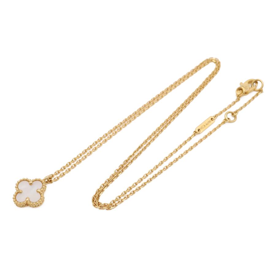 Van Cleef & Arpels ヴァン クリーフ & アーペル VCA スウィートアルハンブラ ペンダント ネックレス K18YG マザーオブパール VCARF69100 | Van Cleef ＆ Arpels | 01
