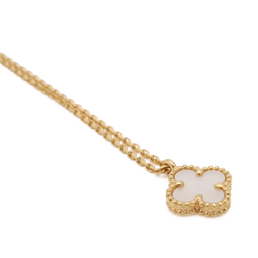 Van Cleef & Arpels ヴァン クリーフ & アーペル VCA スウィートアルハンブラ ペンダント ネックレス K18YG マザーオブパール VCARF69100 | Van Cleef ＆ Arpels | 02