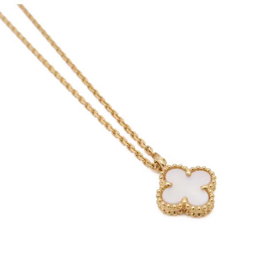 Van Cleef & Arpels ヴァン クリーフ & アーペル VCA スウィートアルハンブラ ペンダント ネックレス K18YG マザーオブパール VCARF69100 | Van Cleef ＆ Arpels | 03