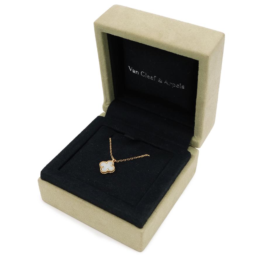 Van Cleef & Arpels ヴァン クリーフ & アーペル VCA スウィートアルハンブラ ペンダント ネックレス K18YG マザーオブパール VCARF69100 | Van Cleef ＆ Arpels | 06