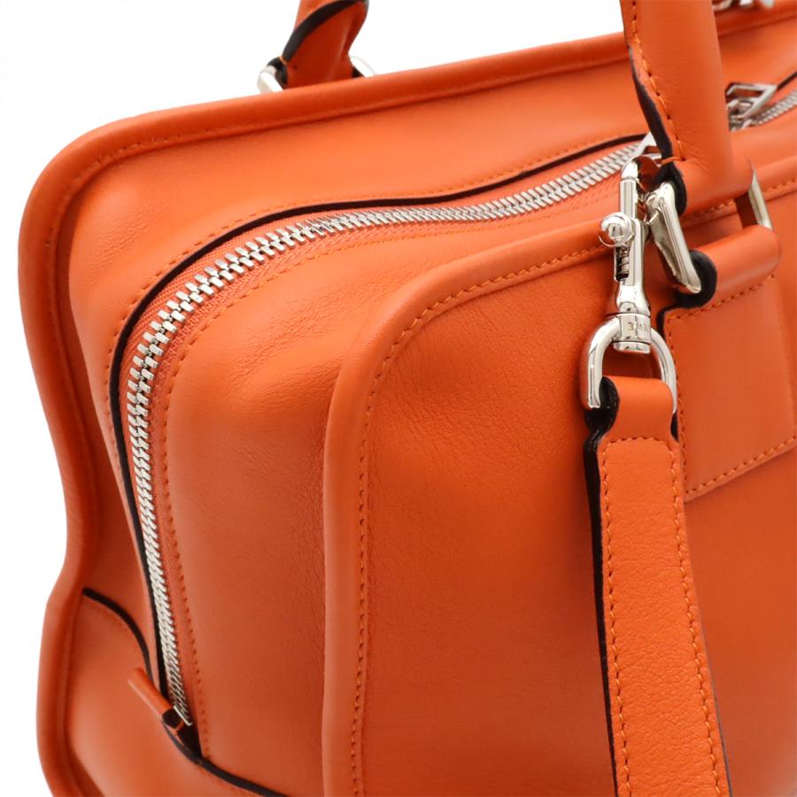 LOEWE ロエベ アマソナ36 アナグラム ハンドバッグ ミニボストンバッグ 2WAY ショルダーバッグ レザー オレンジ シルバー金具 352.79.A22 | LOEWE | 04