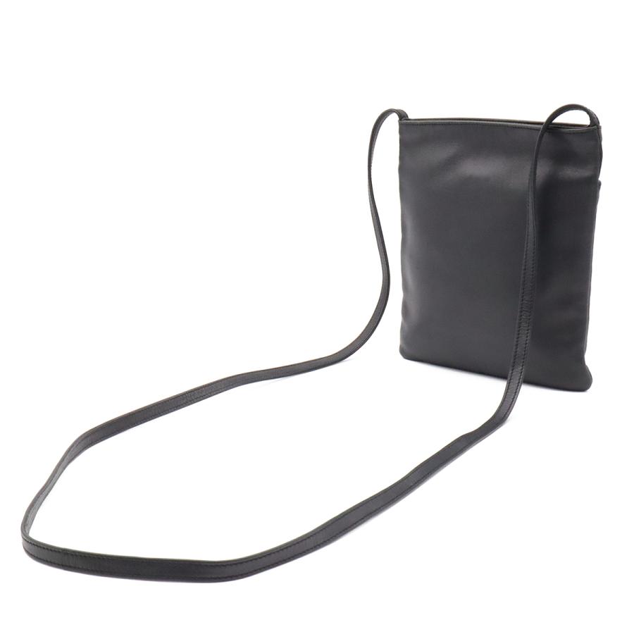 LOEWE ロエベ アナグラム ポシェット ショルダーバッグ ショルダーポーチ サコッシュ 斜め掛け レザー ブラック 黒 | LOEWE | 01