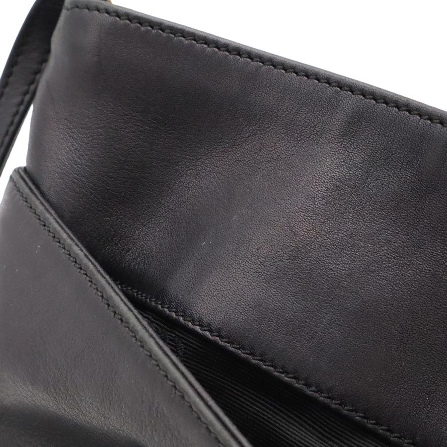 LOEWE ロエベ アナグラム ポシェット ショルダーバッグ ショルダーポーチ サコッシュ 斜め掛け レザー ブラック 黒 | LOEWE | 06