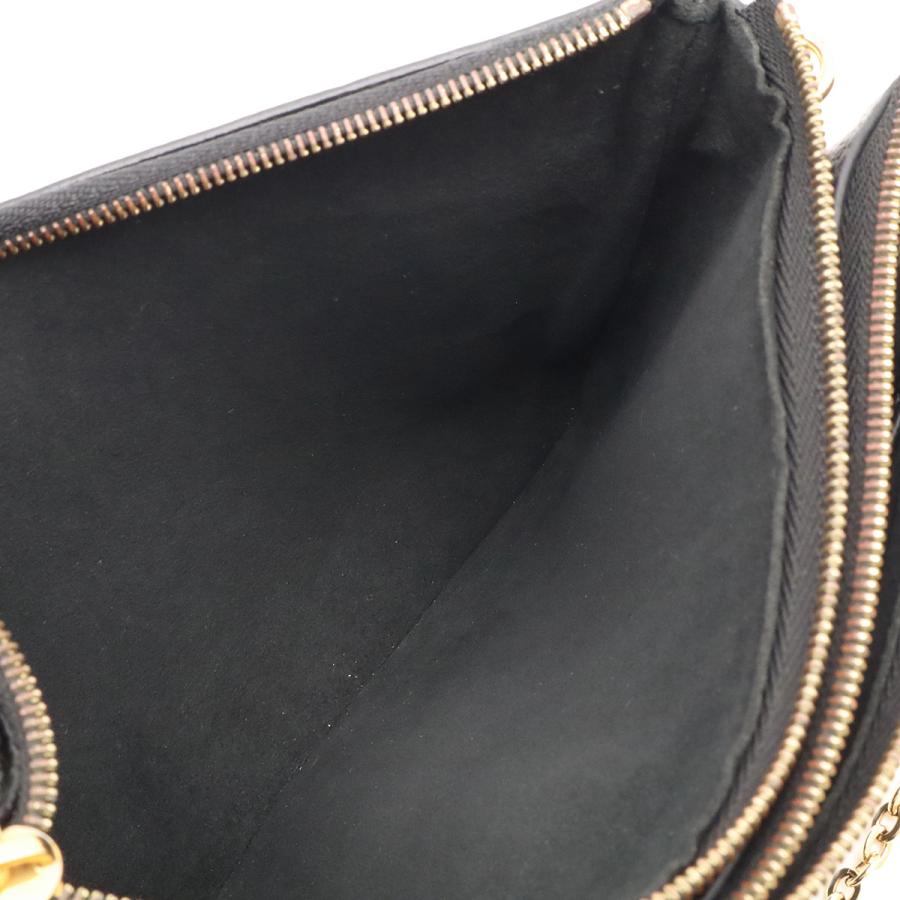 LOUIS VUITTON ルイ ヴィトン モノグラムアンプラント ポシェット ドゥーブル ジップ チェーンショルダーバッグ 2WAY ノワール 黒 | LOUIS VUITTON | 06