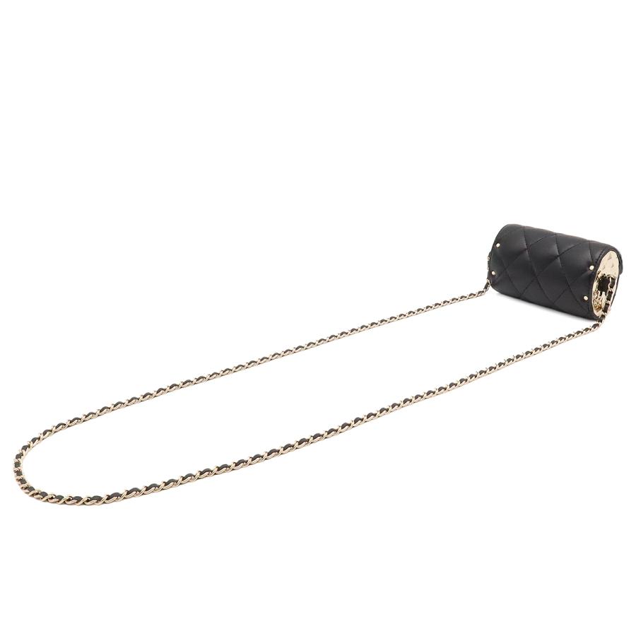 CHANEL シャネル マトラッセ チェーンショルダーバッグ ショルダーポーチ ポシェット カードホルダー レザー ブラック 黒 ゴールド金具 | CHANEL | 01