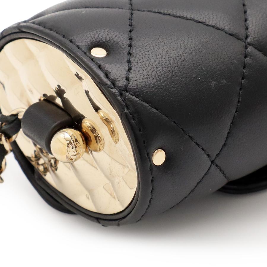 CHANEL シャネル マトラッセ チェーンショルダーバッグ ショルダーポーチ ポシェット カードホルダー レザー ブラック 黒 ゴールド金具 | CHANEL | 02