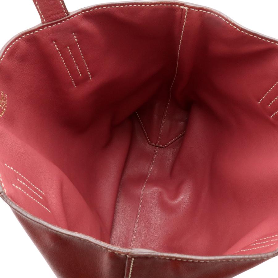 HERMES エルメス ドゥブルセンス28 ドゥブルサンス トートバッグ リバーシブル ヴォーシッキム レザー ルージュアッシュ ローズウッド | HERMES | 06