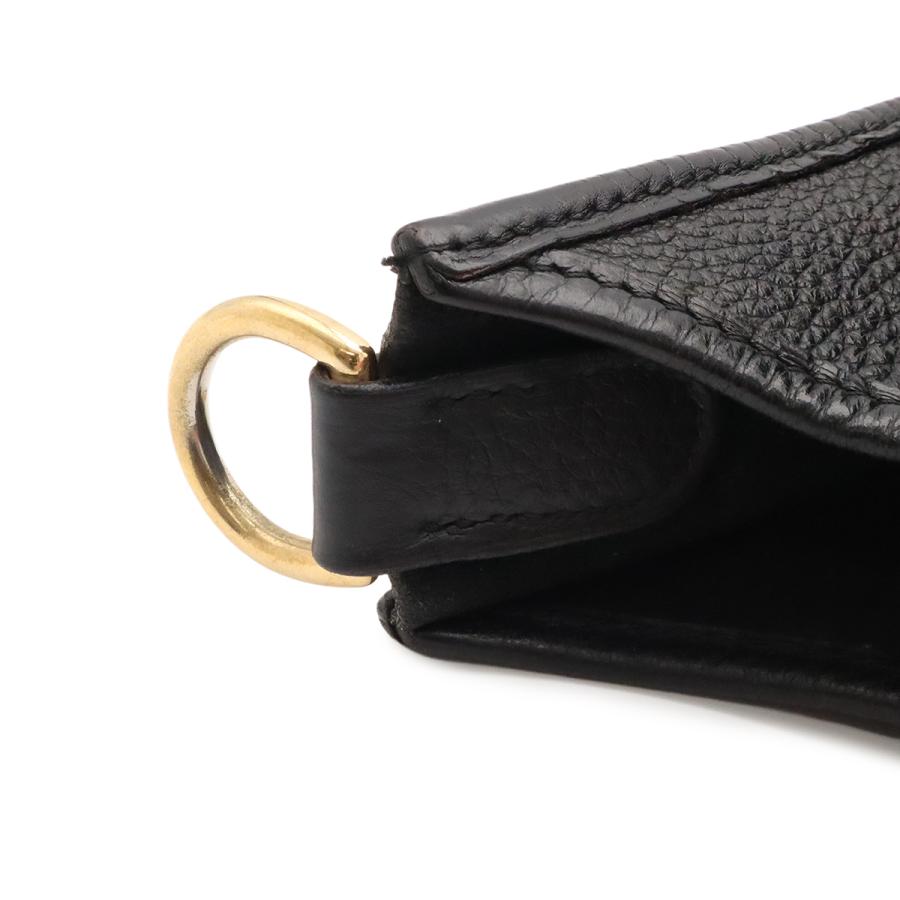 HERMES エルメス エヴリンI エブリン エブリン 1 GM ショルダーバッグ 肩掛け トゴ レザー ブラック 黒 ゴールド金具  G刻印 | HERMES | 05