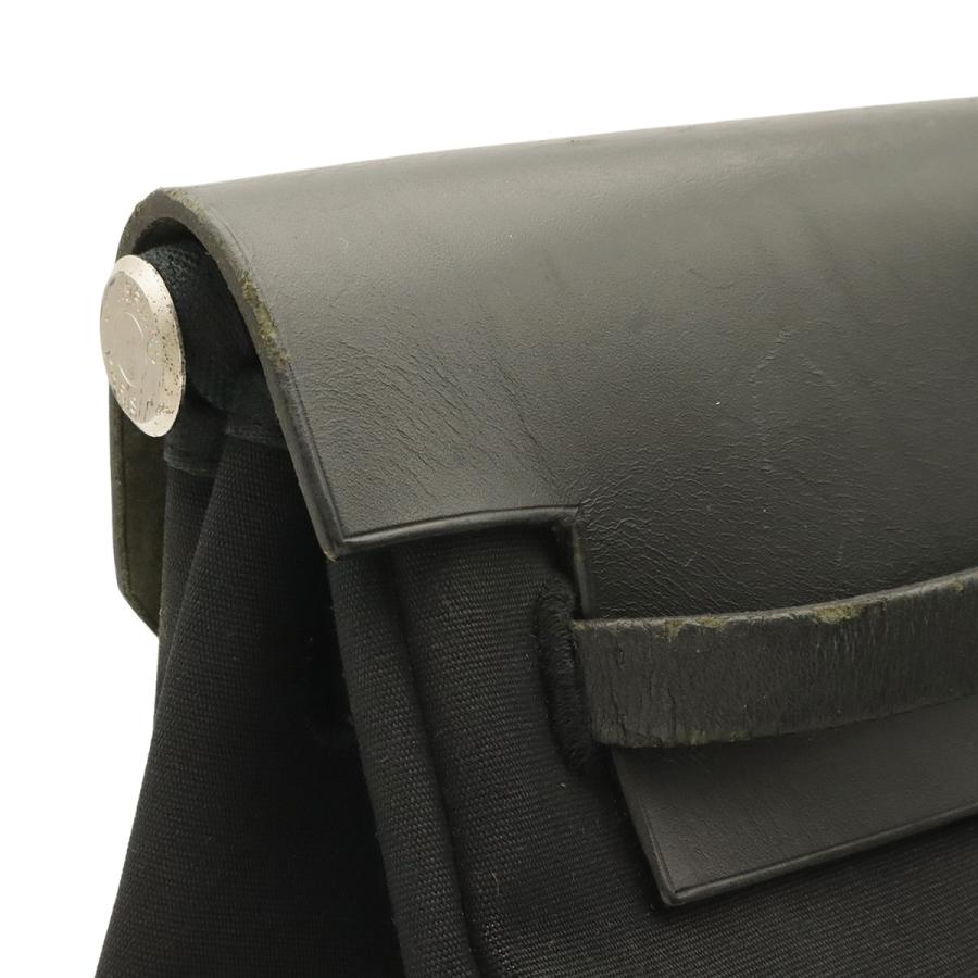 HERMES エルメス エールバッグTGM ハンドバッグ 2WAY ショルダーバッグ トラベルバッグ トワルオフィシエ レザー ブラック 黒 | HERMES | 04