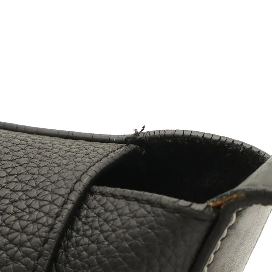 LOEWE ロエベ アナグラム ベルト コレクション メッセンジャー ベルト ショルダーバッグ レザー ブラック 黒 シルバー金具 | LOEWE | 03