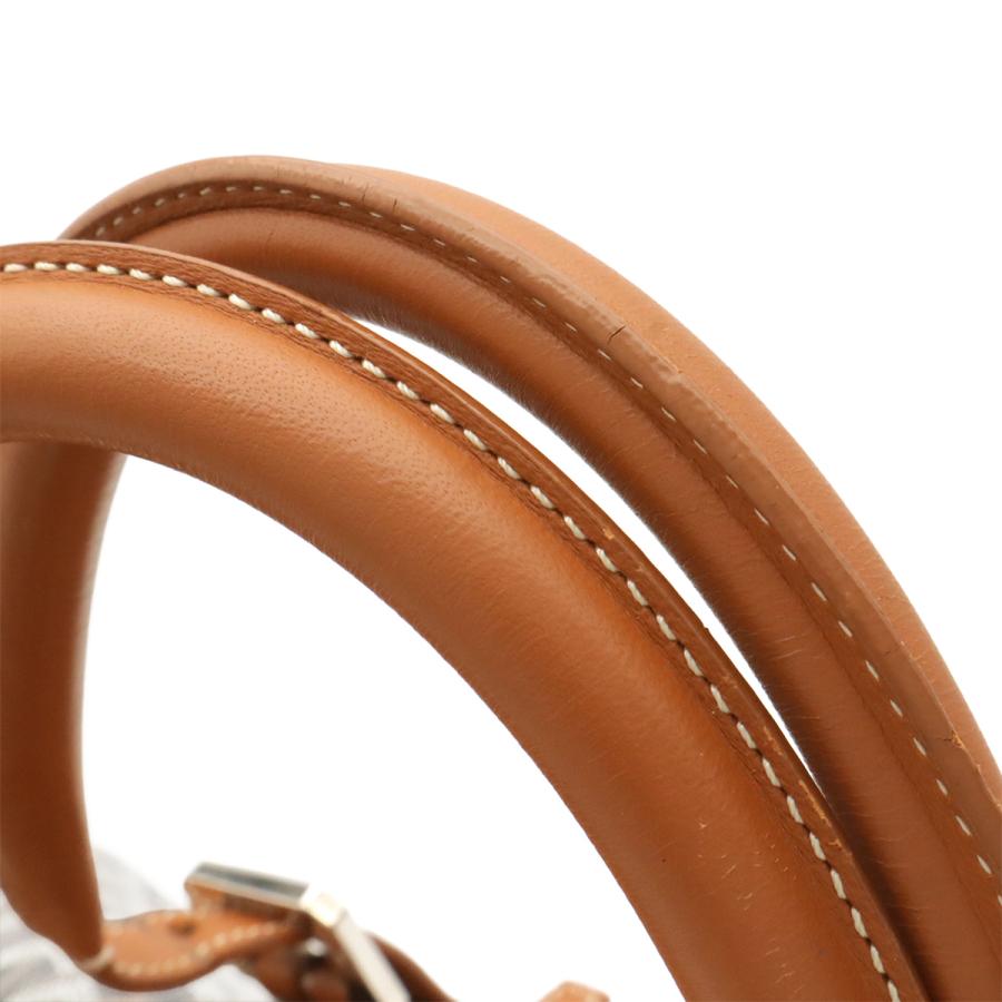 GOYARD ゴヤール ボーイング45 ボストンバッグ ヘリンボーン柄 PVC ブラック 黒 ブラウン 茶 シルバー金具 ストラップ欠品 | GOYARD | 03