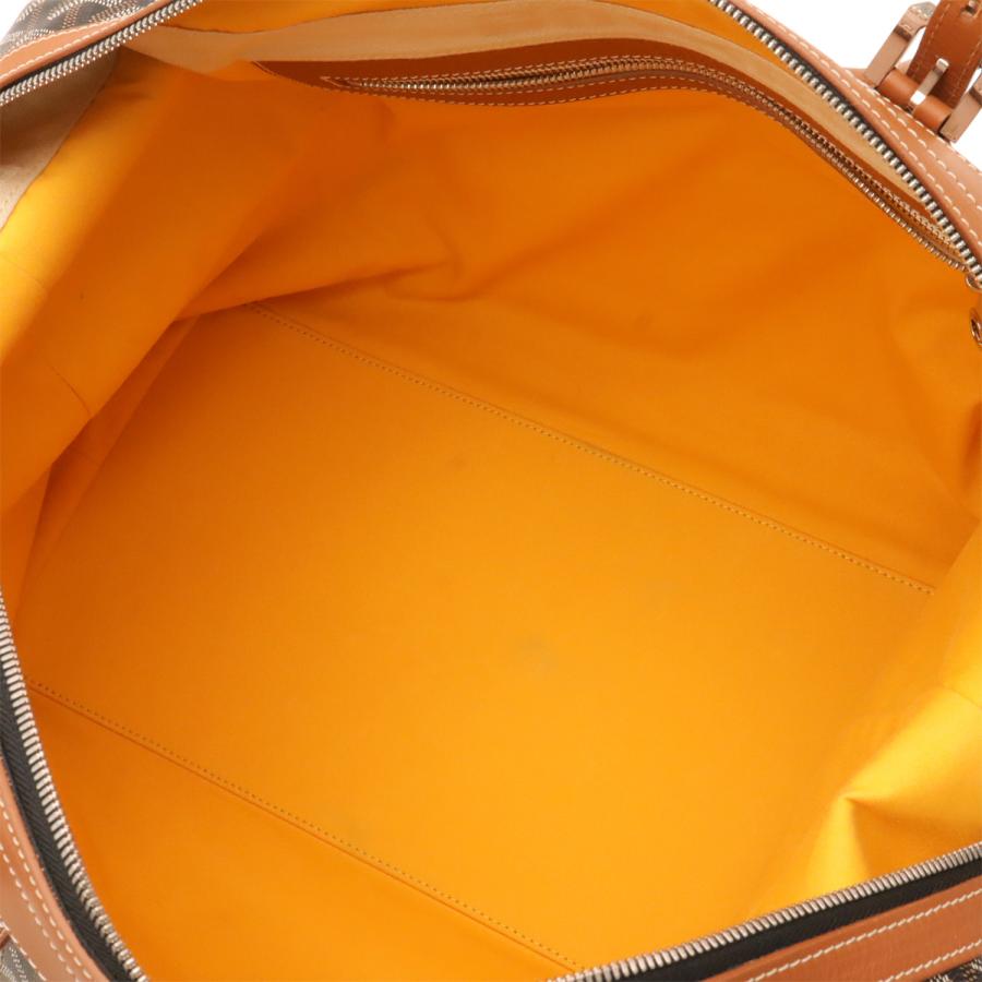GOYARD ゴヤール ボーイング45 ボストンバッグ ヘリンボーン柄 PVC ブラック 黒 ブラウン 茶 シルバー金具 ストラップ欠品 | GOYARD | 06