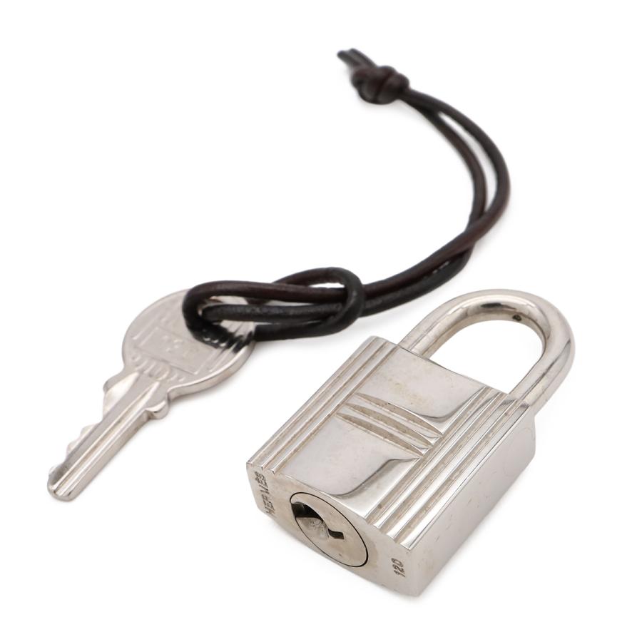 HERMES エルメス カデナ パドロック 南京錠 No.120 鍵 カギ キー付き メタル シルバー | HERMES