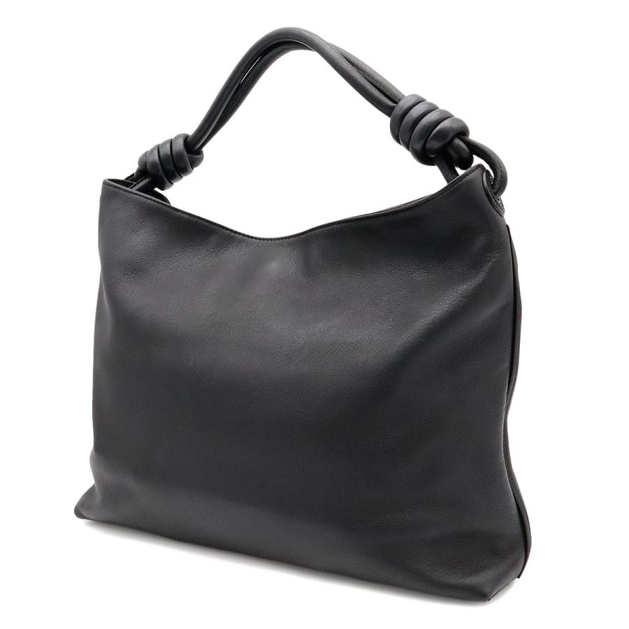 LOEWE ロエベ フラメンコ ホーボー スモール アナグラム ショルダーバッグ セミショルダー ワンショルダー 肩掛け レザー ブラック 黒 | LOEWE | 01