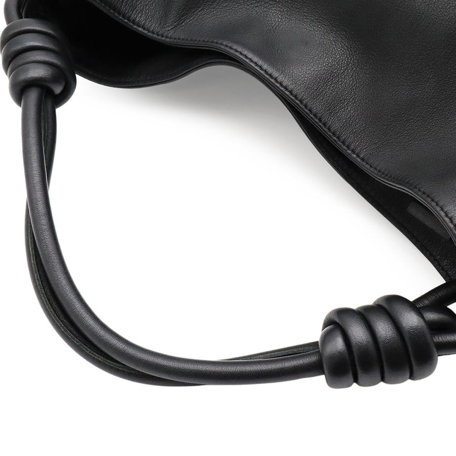 LOEWE ロエベ フラメンコ ホーボー スモール アナグラム ショルダーバッグ セミショルダー ワンショルダー 肩掛け レザー ブラック 黒 | LOEWE | 03