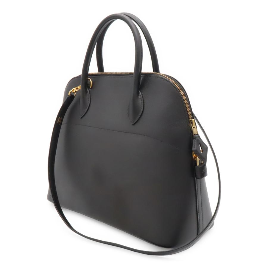 HERMES エルメス ボリード35 ハンドバッグ トートバッグ 2WAY ショルダーバッグ レザー ブラック 黒 ゴールド金具  B刻印 | HERMES | 01