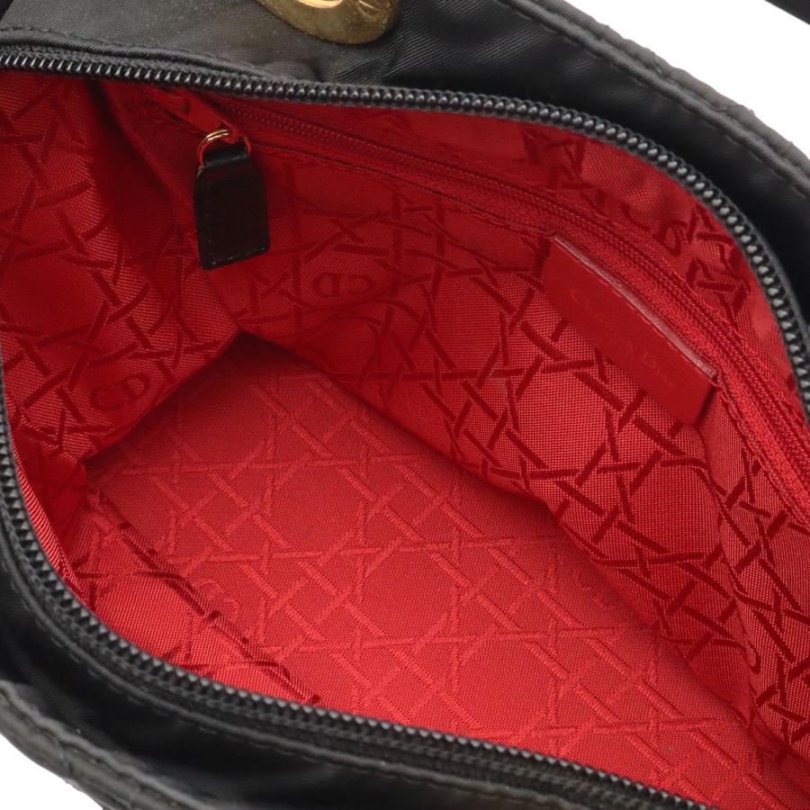 Christian Dior クリスチャン ディオール レディディオール カナージュ ハンドバッグ トートバッグ ナイロン レザー ブラック 黒 | Christian Dior | 06