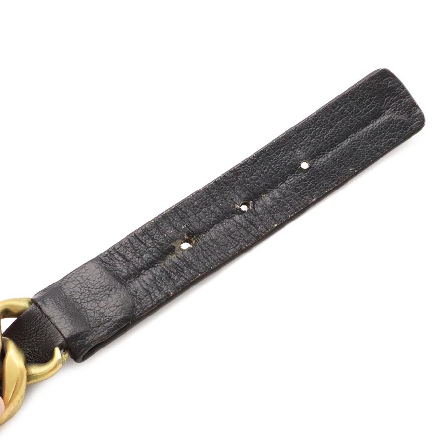CHANEL シャネル レザー チェーンベルト ブラック 黒 ゴールド金具 #75 94A | CHANEL | 07