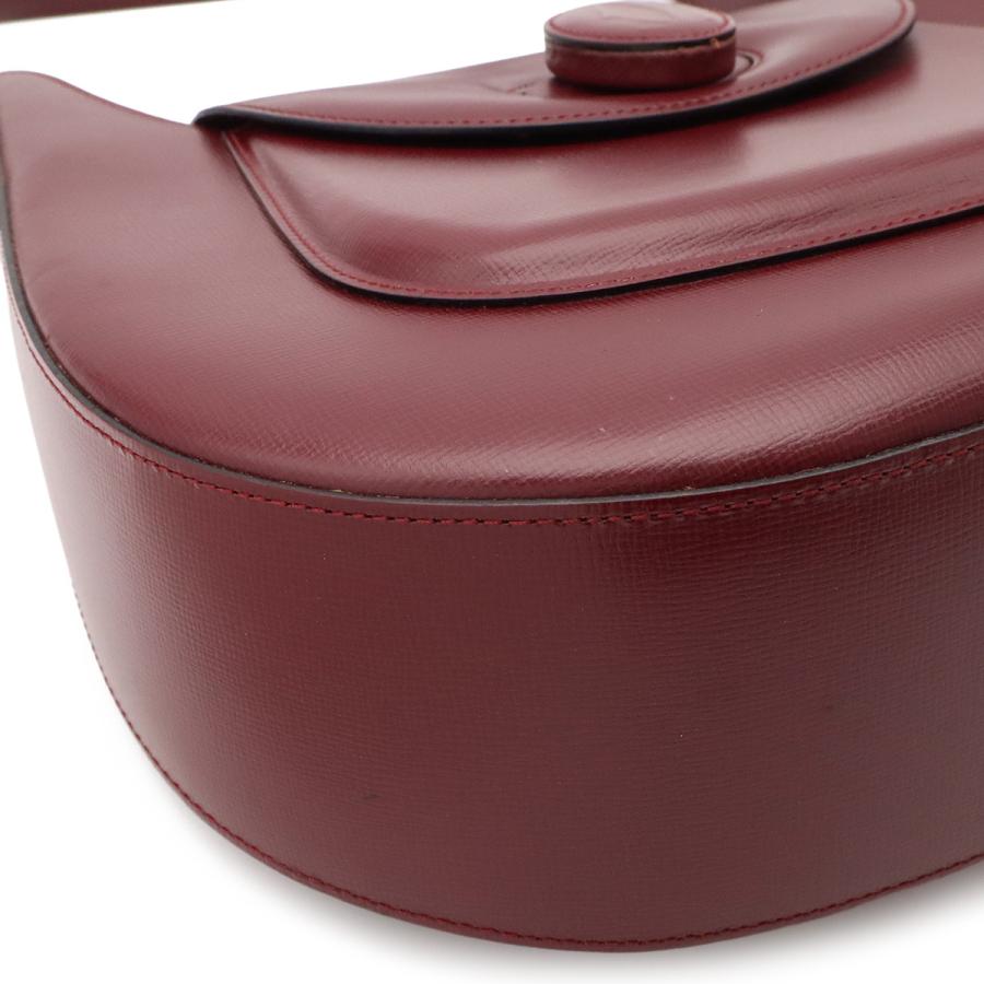 Cartier カルティエ マストライン マスト ドゥ カルティエ ショルダーバッグ ワンショルダー セミショルダー レザー ボルドー 赤 | Cartier | 02