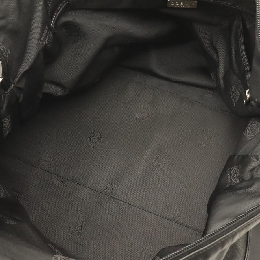 LOEWE ロエベ アナグラム ボストンバッグ ハンドバッグ トラベルバッグ 旅行カバン 2WAY ショルダーバッグ レザー ブラック 黒 | LOEWE | 07