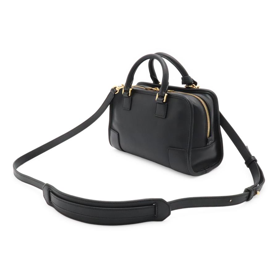 LOEWE ロエベ アマソナ23 アナグラム ハンドバッグ ミニボストン 2WAY ショルダーバッグ レザー ブラック 黒 ゴールド金具 352.30.N71 | LOEWE | 01