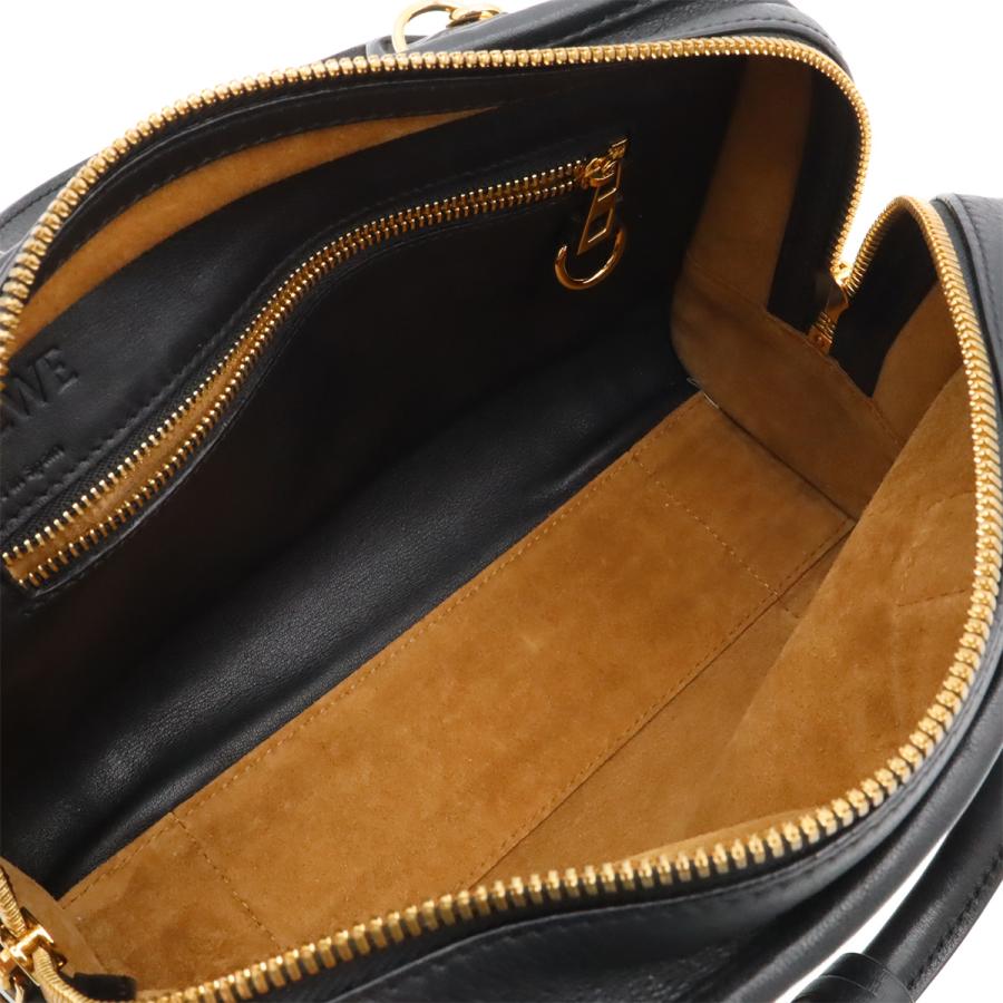 LOEWE ロエベ アマソナ23 アナグラム ハンドバッグ ミニボストン 2WAY ショルダーバッグ レザー ブラック 黒 ゴールド金具 352.30.N71 | LOEWE | 07