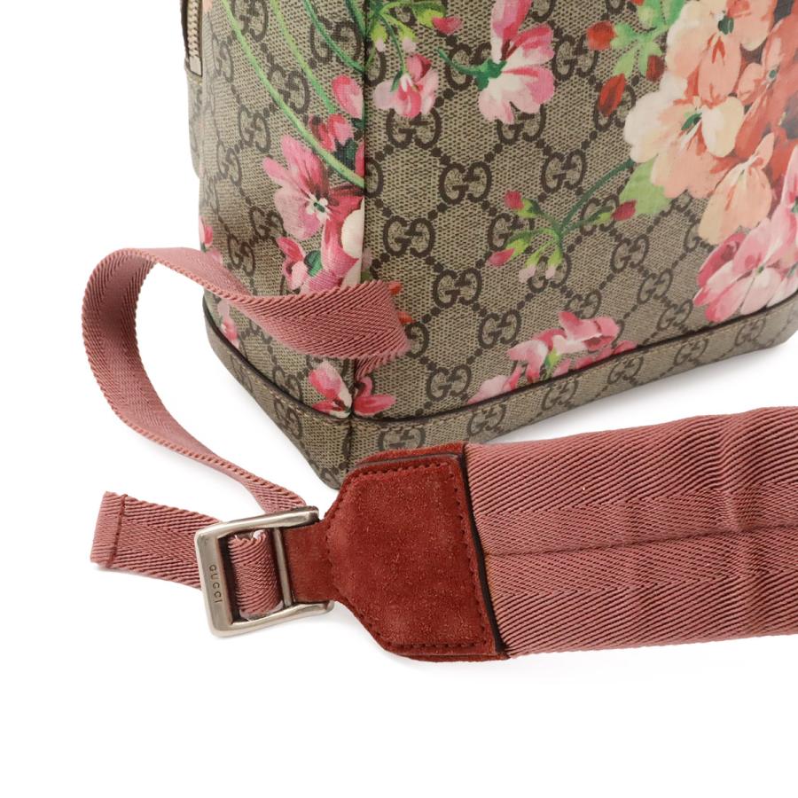 GUCCI グッチ GGブルームス GGスプリーム バックパック リュックサック デイパック フラワー 花柄 PVC ベージュ ピンク系マルチカラー | GUCCI | 04