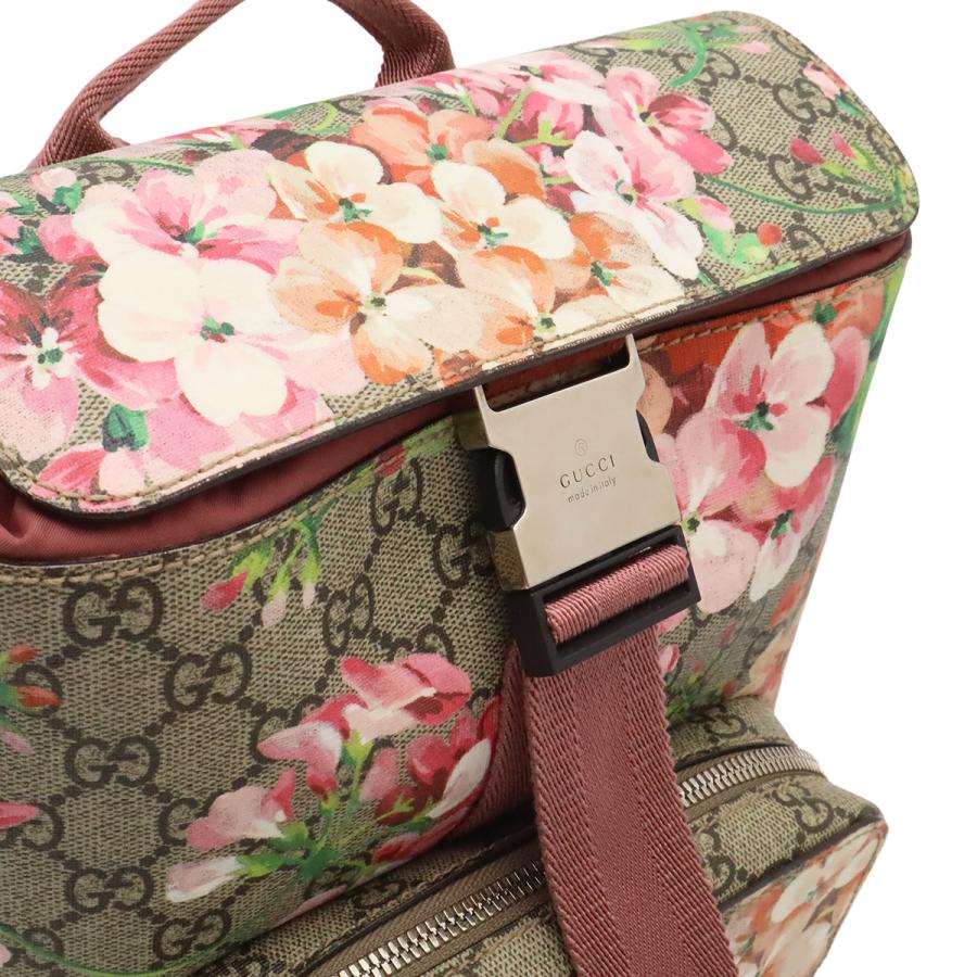 GUCCI グッチ GGブルームス GGスプリーム バックパック リュックサック デイパック フラワー 花柄 PVC ベージュ ピンク系マルチカラー | GUCCI | 05