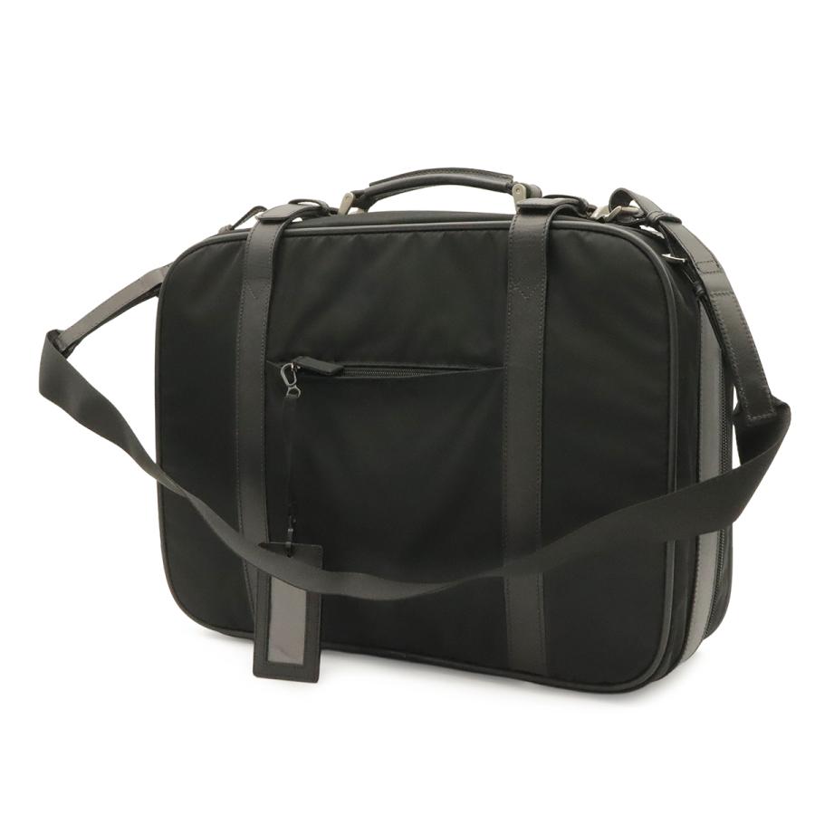 PRADA プラダ ビジネスバッグ ブリーフケース 書類カバン 2WAY ショルダーバッグ 斜め掛け ナイロン NERO 黒 ブラック | PRADA | 01