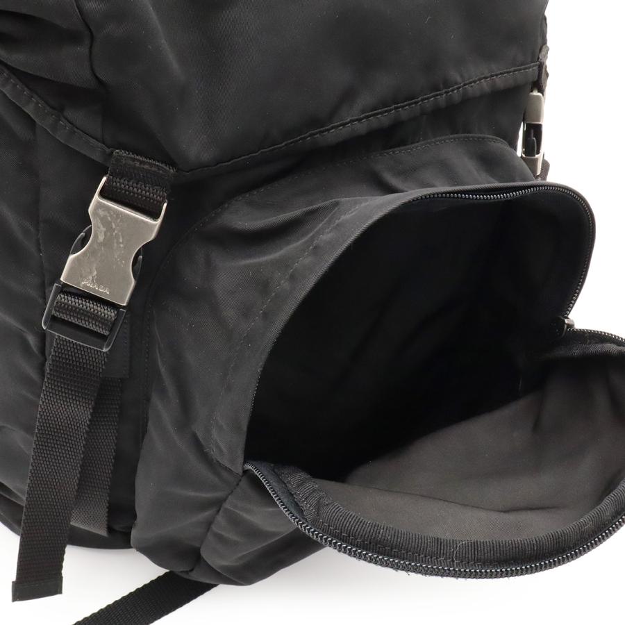 PRADA プラダ トライアングルロゴ リュックサック バックパック デイパック ナイロン NERO ブラック 黒 シルバー金具 V135 | PRADA | 05