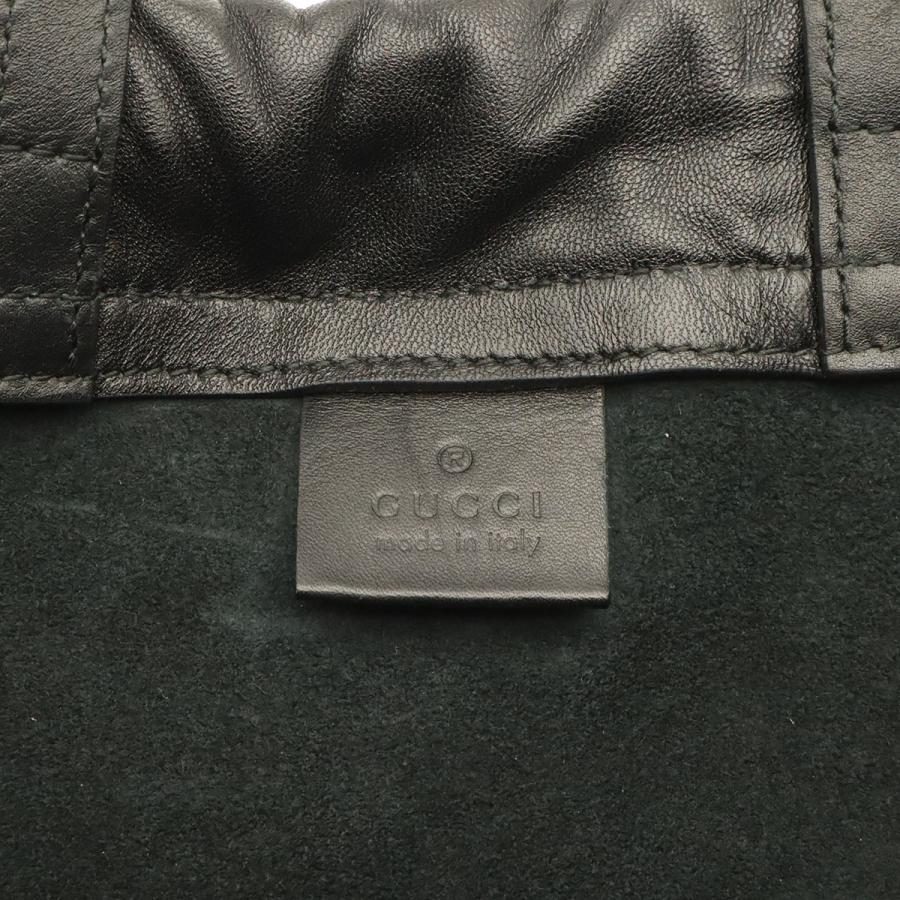 GUCCI グッチ グッチプリント ココキャピタン ドローストリング バックパック リュックサック 2WAY トートバッグ 巾着型 レザー ブラック | GUCCI | 07