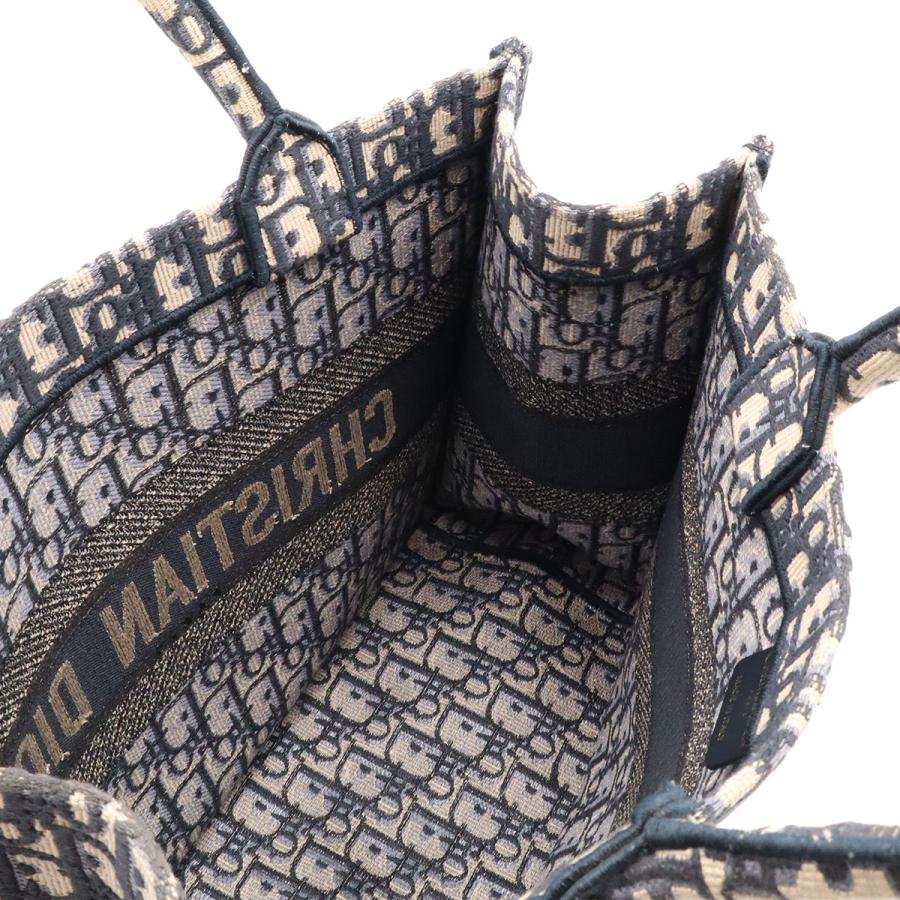 Christian Dior クリスチャン ディオール ブックトート DIOR BOOK TOTE ミディアム オブリーク トートバッグ キャンバス ネイビー 紺 | Christian Dior | 05