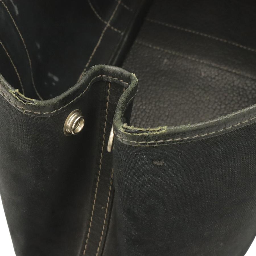 HERMES エルメス ガーデンパーティTPM トートバッグ ハンドバッグ トワルオフィシエ レザー ブラック 黒 ショルダー欠品 □H刻印 | HERMES | 04