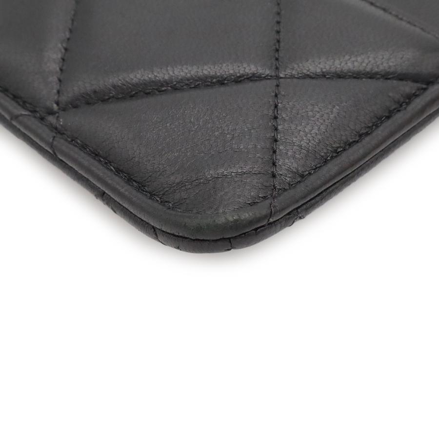 CHANEL シャネル シャネル19 マトラッセ ココマーク フォン＆カードケース ロングジップ フラグメントケース コインケース レザー | CHANEL | 02