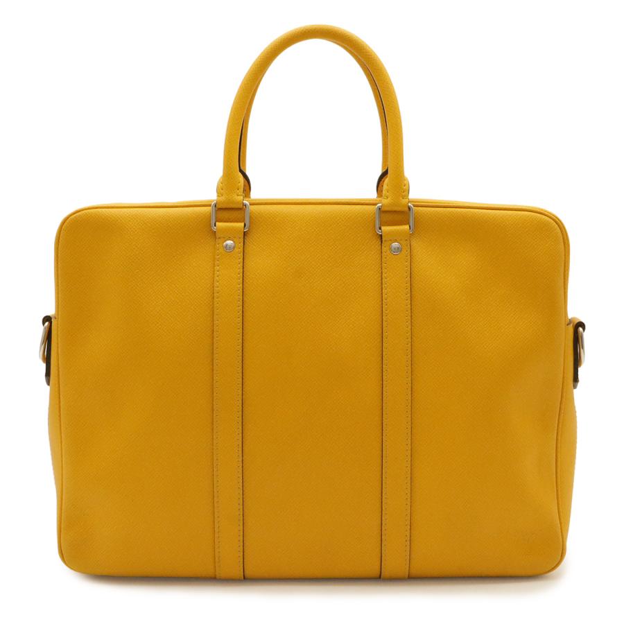 LOUIS VUITTON ルイ ヴィトン タイガ PDV ポルトドキュマン ヴォワヤージュPM ビジネスバッグ ジョーヌ 黄色 イエロー ショルダー欠品 | LOUIS VUITTON