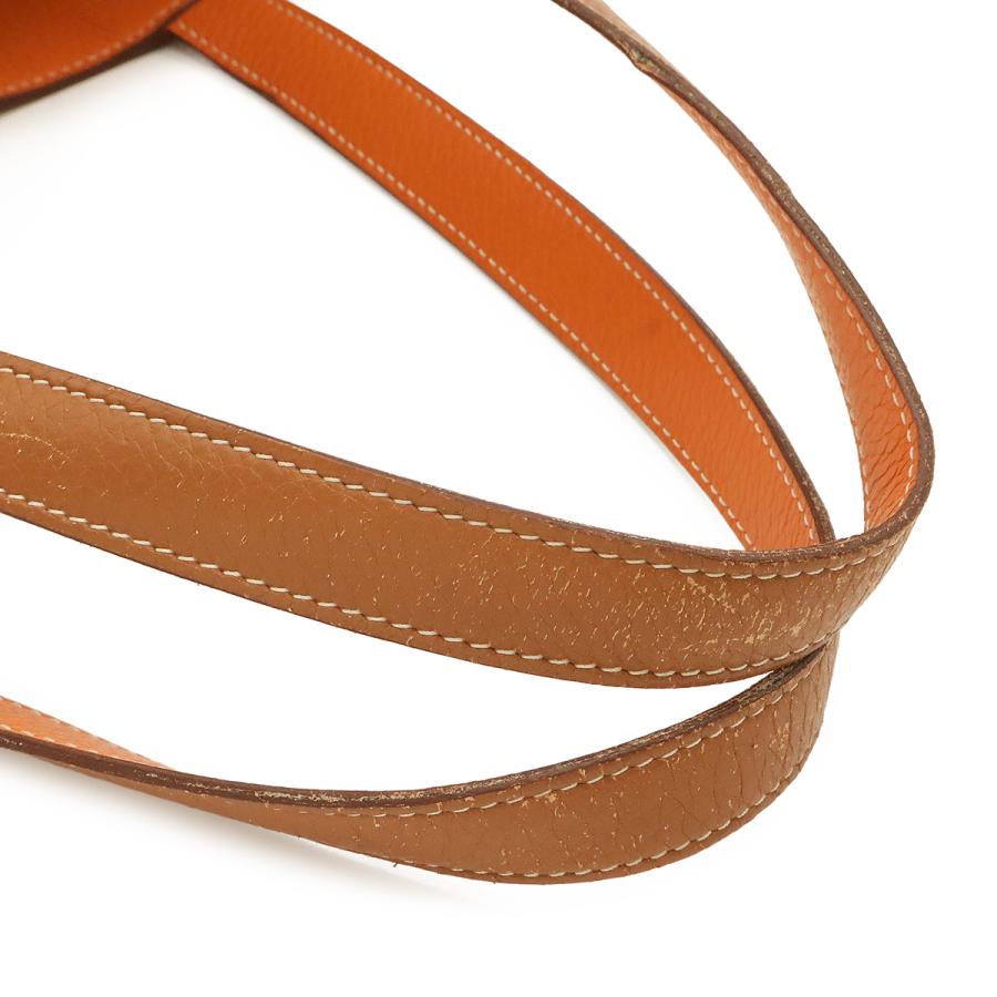 HERMES エルメス ドゥブルセンス36 ドゥブルサンス トートバッグ リバーシブル トリヨンクレマンス レザー ゴールド キャメル オレンジ | HERMES | 04