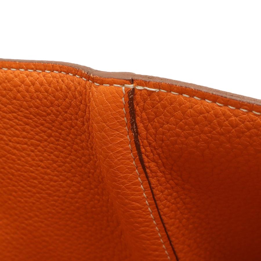 HERMES エルメス ドゥブルセンス36 ドゥブルサンス トートバッグ リバーシブル トリヨンクレマンス レザー ゴールド キャメル オレンジ | HERMES | 06