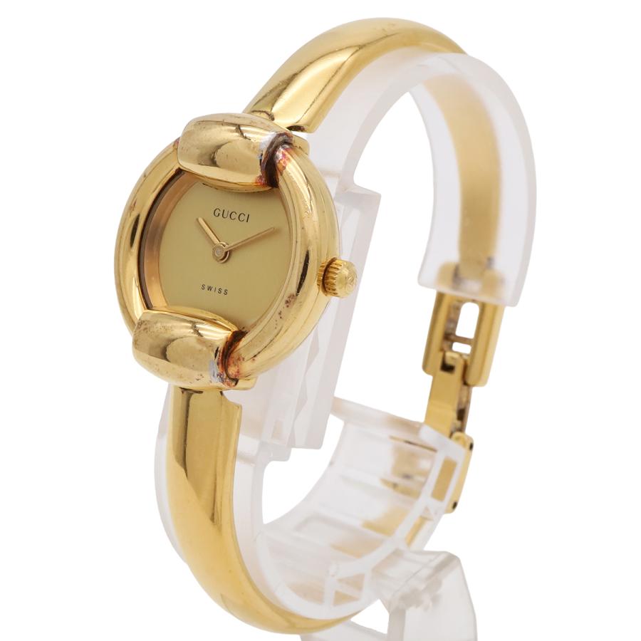 GUCCI グッチ ゴールド文字盤 GP レディース QZ クォーツ 腕時計 1400L | GUCCI | 01