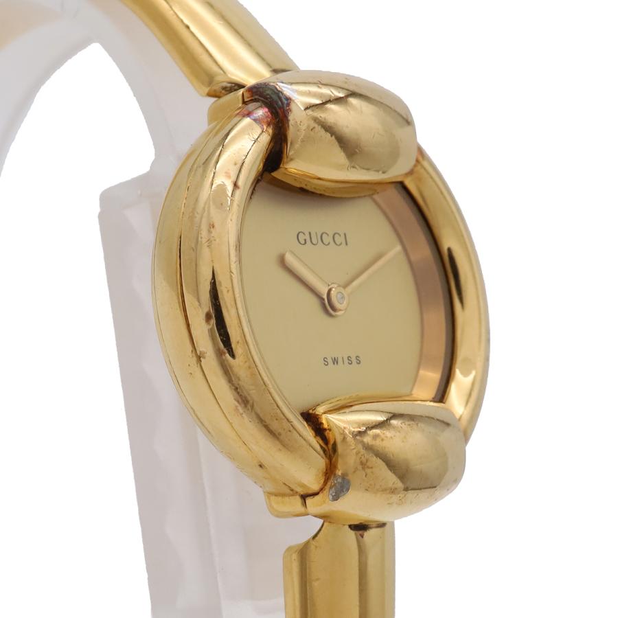 GUCCI グッチ ゴールド文字盤 GP レディース QZ クォーツ 腕時計 1400L | GUCCI | 04