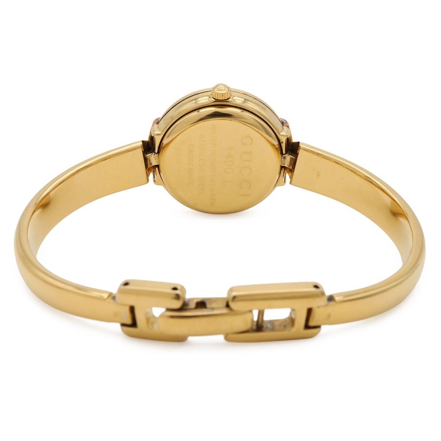 GUCCI グッチ ゴールド文字盤 GP レディース QZ クォーツ 腕時計 1400L | GUCCI | 06