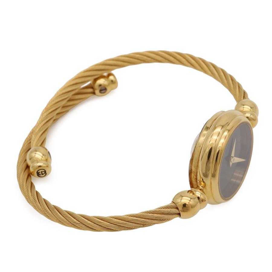 GUCCI グッチ バングル ウォッチ ブラック文字盤 GP ゴールドメッキ レディース QZ クォーツ 腕時計 2700.2.L | GUCCI | 02