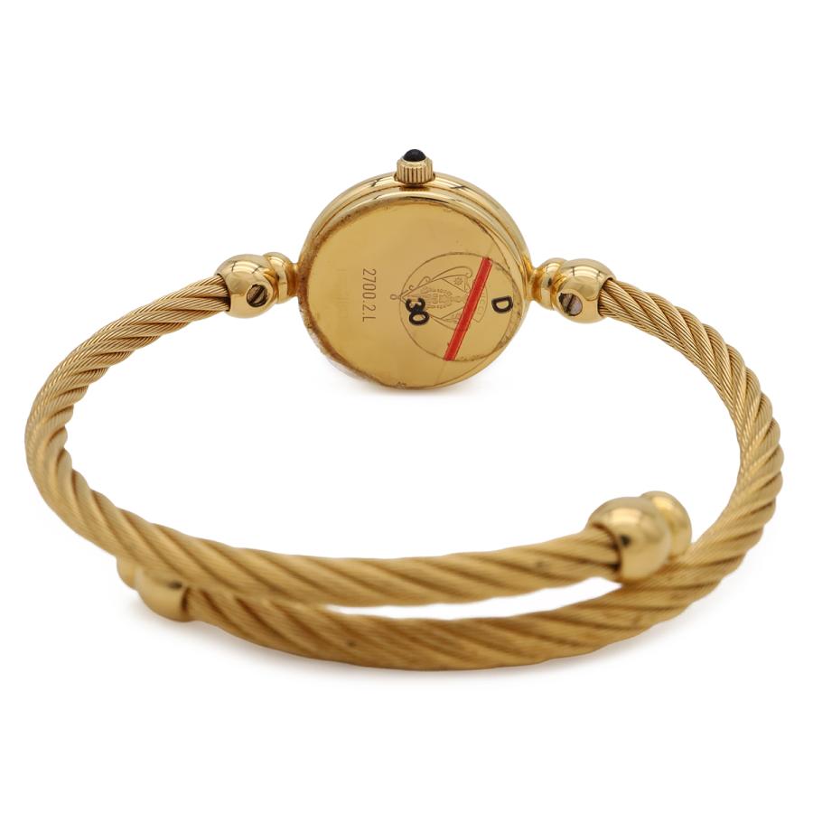 GUCCI グッチ バングル ウォッチ ブラック文字盤 GP ゴールドメッキ レディース QZ クォーツ 腕時計 2700.2.L | GUCCI | 05