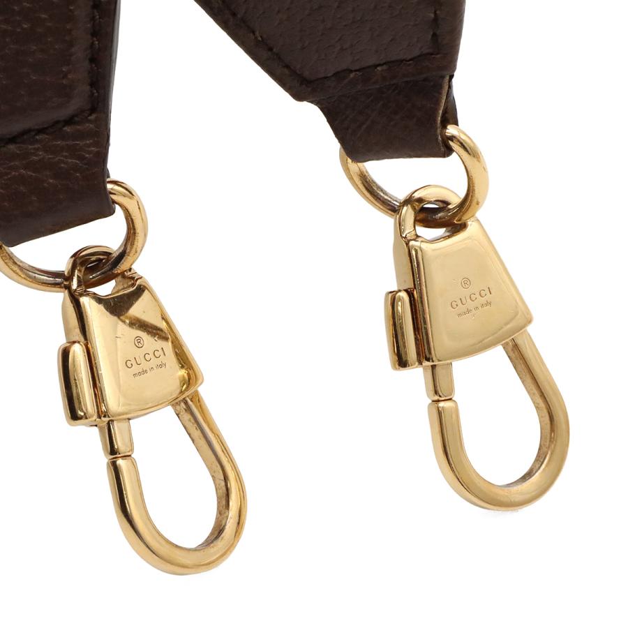 GUCCI グッチ ジャンボGG ミニバッグ ショルダーバッグ ポシェット 2WAY ハンドバッグ キャンバス ベージュ ダークブラウン ゴールド金具 | GUCCI | 05