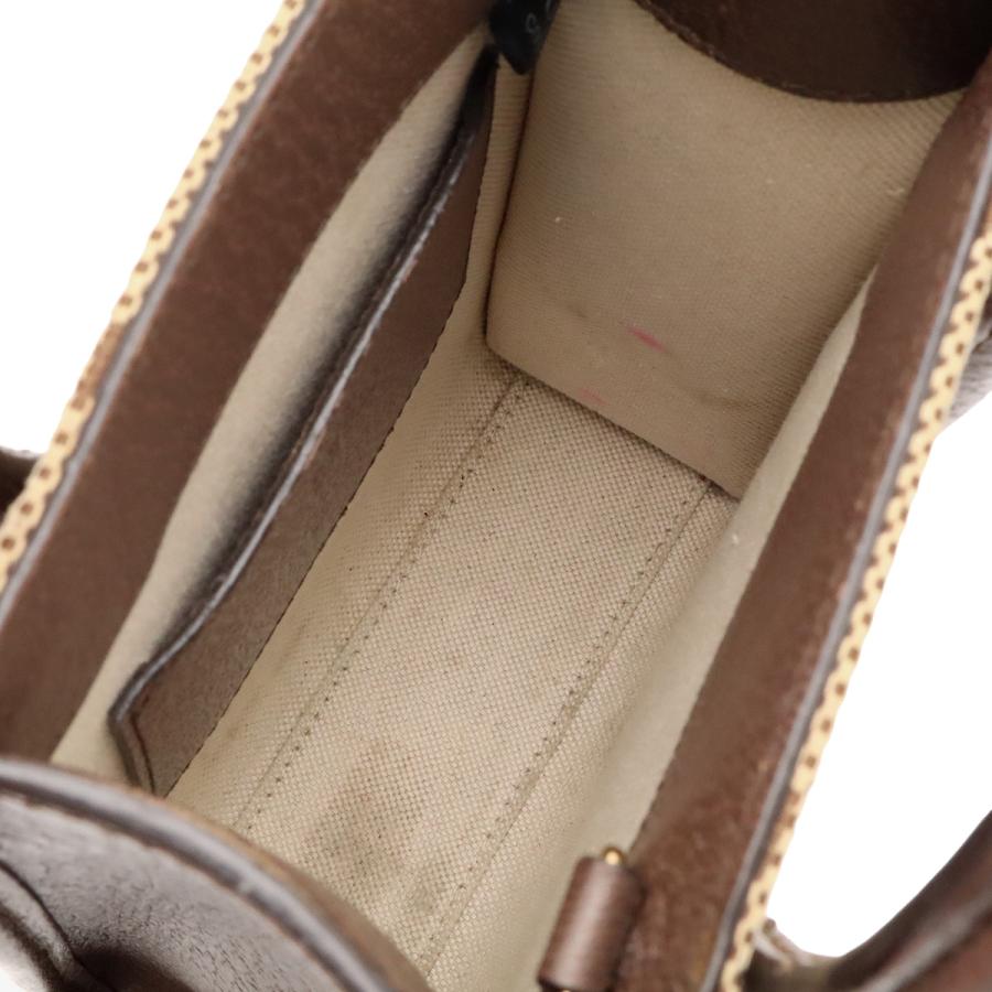 GUCCI グッチ ジャンボGG ミニバッグ ショルダーバッグ ポシェット 2WAY ハンドバッグ キャンバス ベージュ ダークブラウン ゴールド金具 | GUCCI | 07