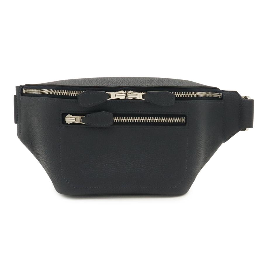 HERMES エルメス シティスライド クロスPM ボディバッグ ウエストバッグ ショルダー トリヨンクレマンス ブルーインディゴ シルバー金具 | HERMES