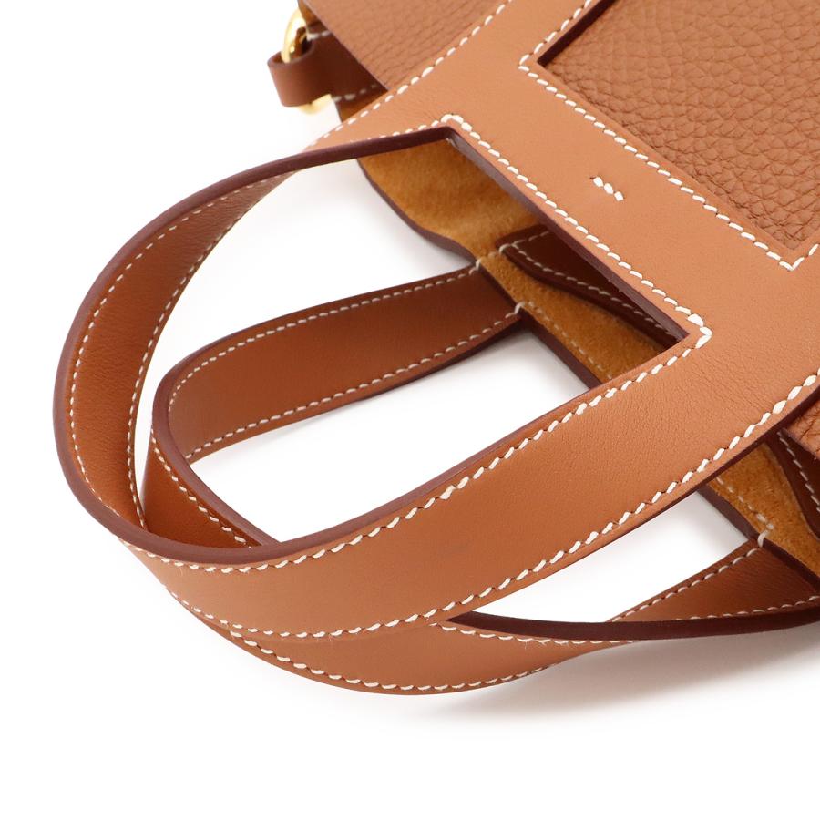 HERMES エルメス インザループ18 ハンドバッグ トートバッグ トリヨンクレマンス レザー ゴールド ブラウン 茶 ゴールド金具 K刻印 | HERMES | 03