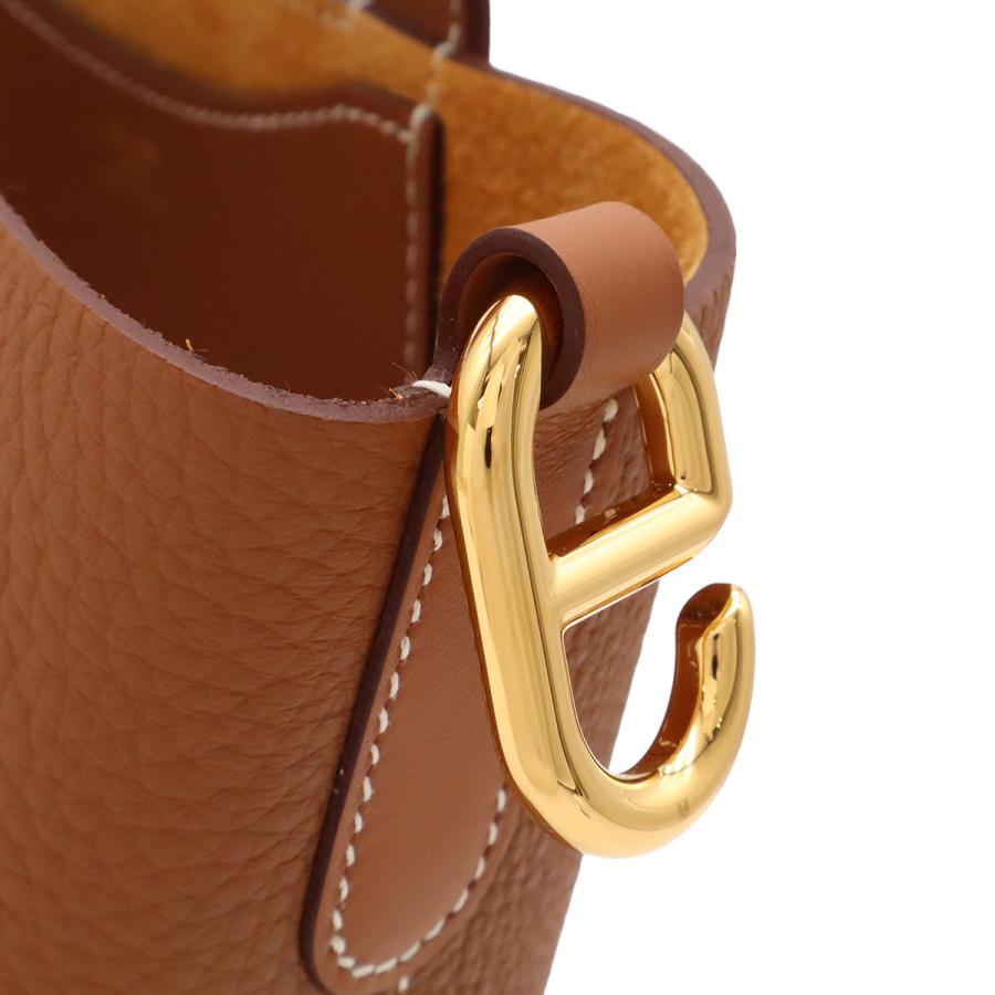 HERMES エルメス インザループ18 ハンドバッグ トートバッグ トリヨンクレマンス レザー ゴールド ブラウン 茶 ゴールド金具 K刻印 | HERMES | 04